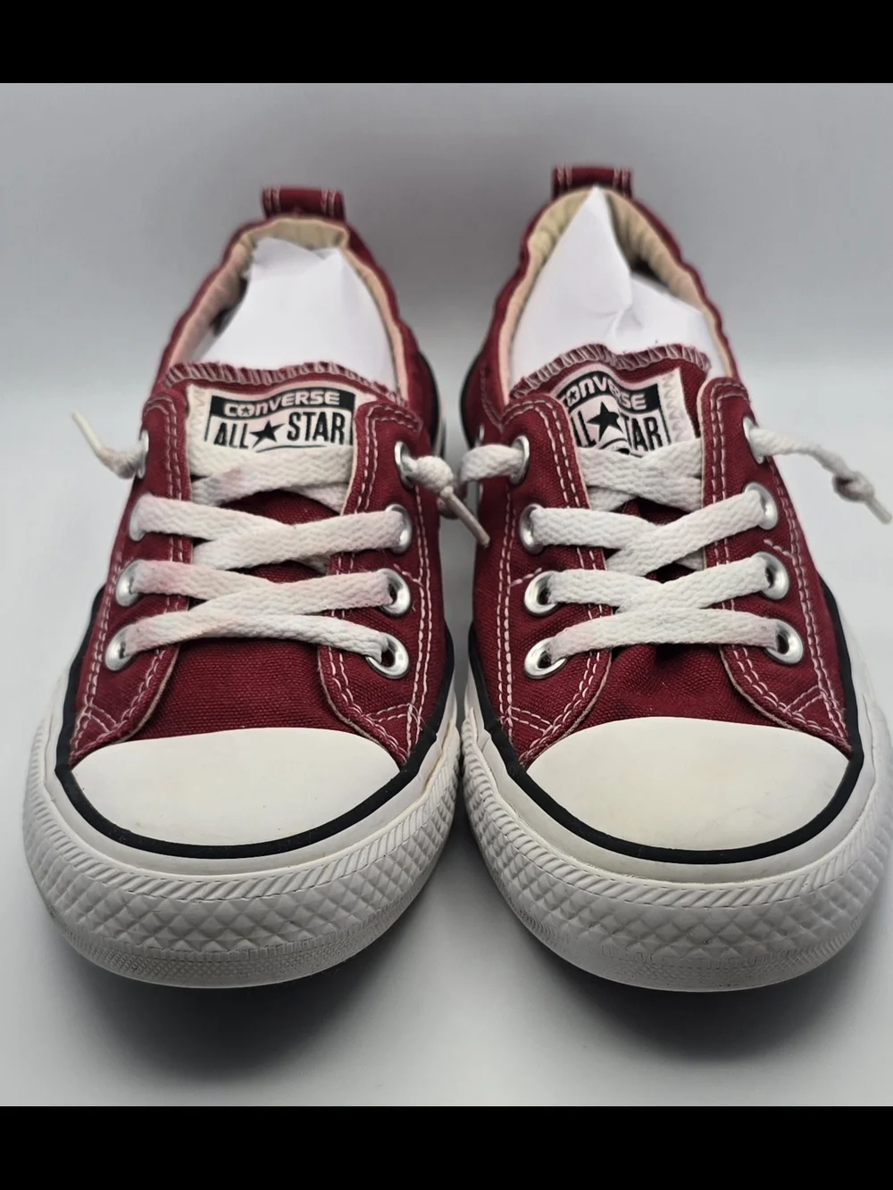 Converse Kids Low Top Canvas Sneaker - Burgundy